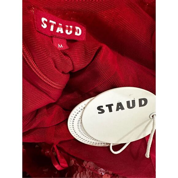 NWT STAUD Eclipse Sequined Mini Dress Size M $395 - Picture 9 of 9